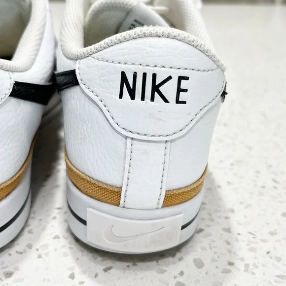 Nike Court Legacy Nature Shoes White Tan Black Women’s 8 athletic sneakers - Picture 11 of 14